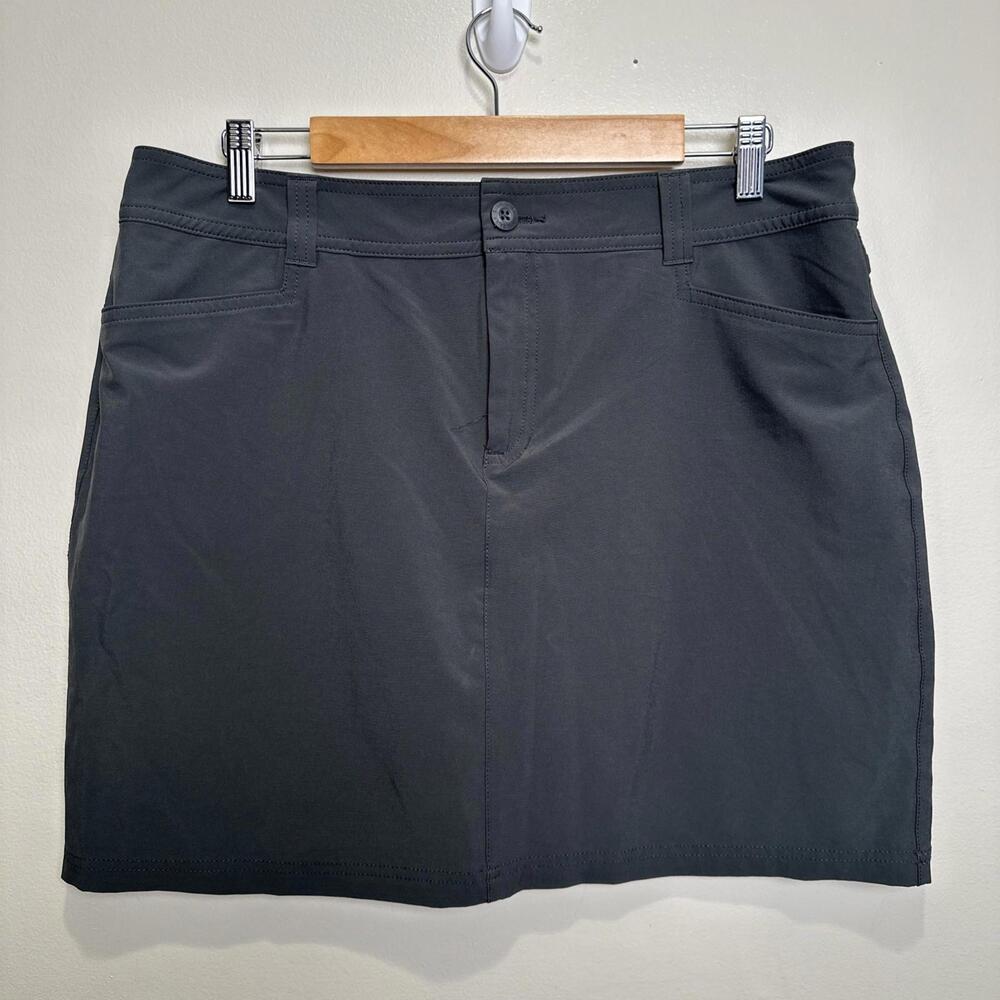 Eddie Bauer Women’s Skort Size 12‎ Gray Tennis Sport Adventurer 2.0